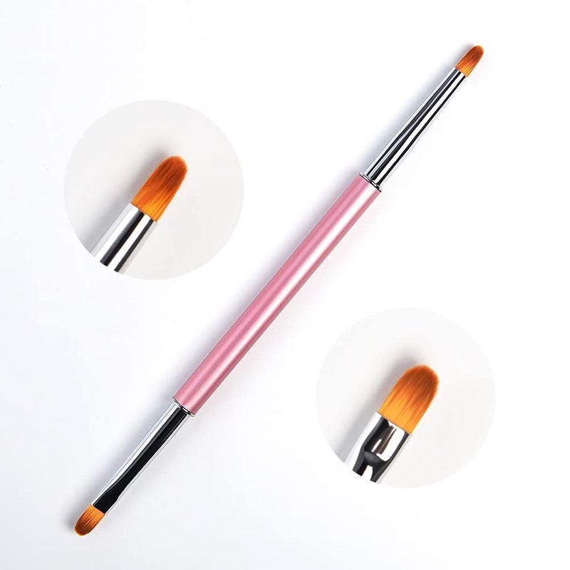 Rolabling Nail Brush Pen Double Heads For UV Gel Nail Polish Design Acrylic Painting Nail Art Tools 1pc By Rolabling - Image 2
